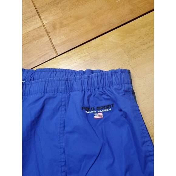 Polo Sport Ralph Lauren Men's Track Pants Sz XXL Blue 90’s Y2K Baggy Vintage - Picture 8 of 10